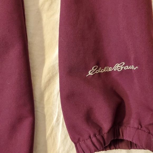 Eddie Bauer Lightweight Jacket Removable Hood Many Pockets - Picture 5 of 12